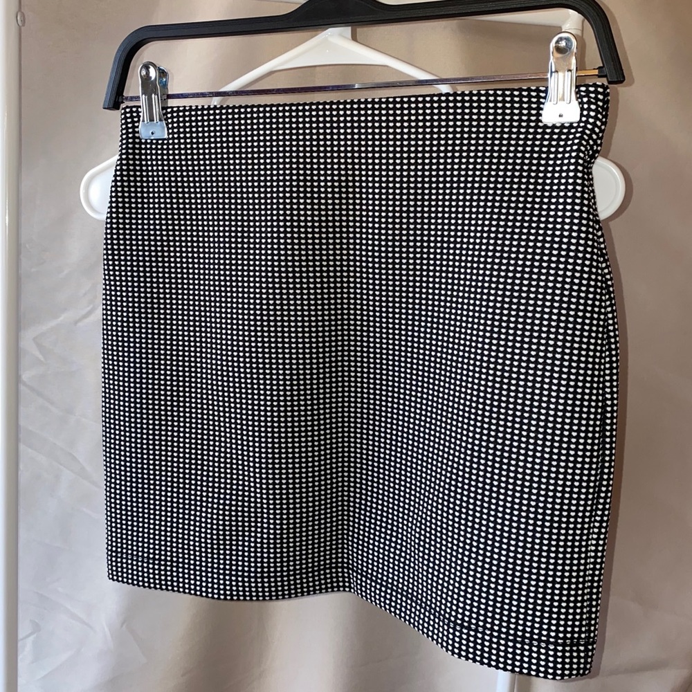 Black and white skirt